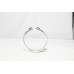 Spring Bracelet Bangle 925 Sterling Silver Zircon Stone Handmade Women Gift D453